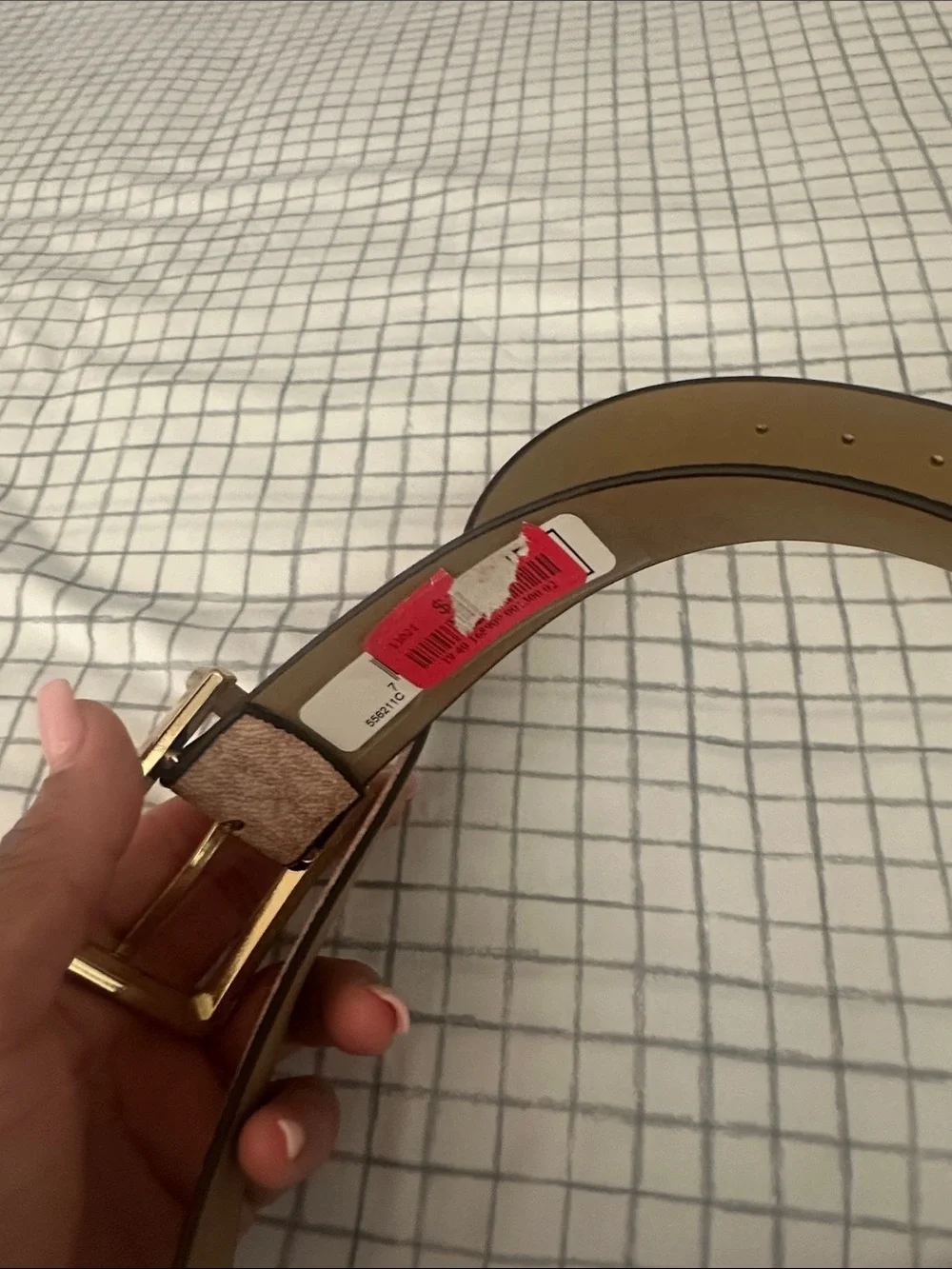 MK Michael Kors RoseGold women’s belt